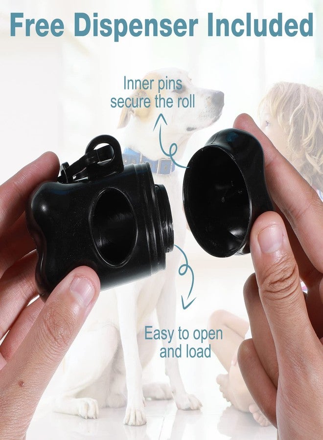 تيلينغ أكياس فضلات الكلاب من تيلينج، 3000 كيس، أكياس فضلات الحيوانات الأليفة مع 3 موزعات للمنزل، والخارج، والمشي مع الجراء، والسفر، 12 × 8.6 بوصة (أسود) - Image 4